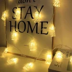 Guirlande Lumineuse Lune & amp - 20 LED – 4M – Blanc Chaud - Décoration Féérique Ramadan – Image 3