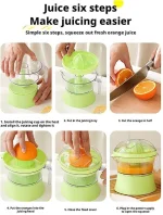 Presse-agrumes Électrique - Automatique - Manuel 4 en 1 Avec Poignée Confortable – Image 11