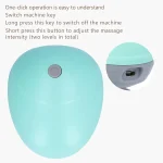 Masseur De Cuir Chevelu Sans Fil 3 en 1 Avec 96 Contacts en Silicone - 3 Modes de Pétrissage - Étanche IPX6 - Rechargeable - Vert – Image 4