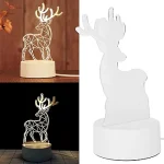 Veilleuse 3D En Forme Gazelle - LED - USB Power - Lampe Décoratif – Image 4