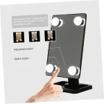 Miroir de Maquillage de Style Hollywoodien - Lumière LED 3 Mode - Rotation Horizontale à 360° - Rotation Verticale à 180° - Double Alimentation – Image 5