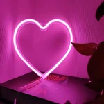 Enseigne Lumineuse Led En Néon (Coeur) - USB - Décoration – Image 11