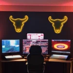 Enseigne Lumineuse Led En Néon (Taureau)  - USB - Décoration - Jaune – Image 6