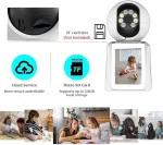 Caméra d'Intérieur - WiFi - Caméra Appel Vidéo - Détection de Mouvement – Image 6