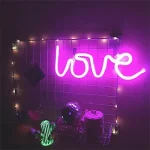 Enseigne Lumineuse Led En Néon LOVE - USB - Décoration – Image 12