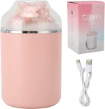 Humidificateur De Fleurs Éternelles - 280 ml - Grande Taille De Brume - Chargement USB - Diffuseur D'huiles Essentielles Silencieux Avec Lumière Ambiante – Image 2
