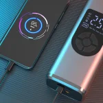 Gonfleur De Pneus - Portable - Manomètre Numérique LCD Sans Fil Avec Lumière LED - Sans Fil - Écran Tactile – Image 5