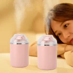Humidificateur De Fleurs Éternelles - 280 ml - Grande Taille De Brume - Chargement USB - Diffuseur D'huiles Essentielles Silencieux Avec Lumière Ambiante