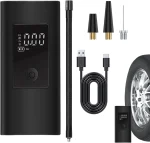 Compresseur D'air Pour Gonfler Les Pneus - Portable - Sans Fil - Rechargeable - Écran D'affichage