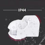 Commutateur de Capteur D'éclairage-AC110-240V 10A-Angle Réglable-Capteur Infrarouge Automatique Du Corps Humain-Interrupteur à Induction – Image 5