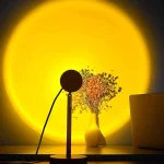 Lampe de projecteur - LED 4 couleurs - Lampadaire rotatif arc-en-ciel à 180 degrés - Lampe USB – Image 2