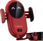 Chargeur De Voiture Sans Fil 2 En 1 - Tous Smartphones - Charge Rapide Intelligente - Infrarouge - Capteur - Support Téléphone – Image 8