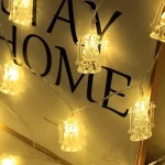 Guirlande Lumineuse Lune & amp - 20 LED – 4M – Blanc Chaud - Décoration Féérique Ramadan – Image 6