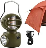 Lampe LED Rechargeable – Lampe de camping super lumineuse – Étanche – Pliable – Énergie Solaire – Image 4