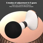 Mini Masseur Portable – Masseur Corporel Personnel – Pour Soulager la Douleur et Détendre Les Tissus Profonds - Blanc – Image 7