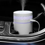 Mini Humidificateur Portable 250 Ml - 7 Couleurs LED - Rechargeable - Diffuseur D'Arômes - Gris – Image 2