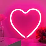 Enseigne Lumineuse Led En Néon (Coeur) - USB - Décoration – Image 5
