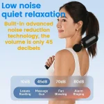 Pistolet De Massage à Manche Allongé - Masseur Dorsal en U - Soulagement Des Douleurs Des Tissus Profonds Avec 4 Têtes De Massage – Image 6