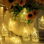 Guirlande Lumineuse Lune & amp - 20 LED – 4M – Blanc Chaud - Décoration Féérique Ramadan – Image 7