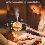 Humidificateur De Fleurs Portable Stationnaire - Rechargeable - Veilleuse et Arrêt Automatique – Image 2