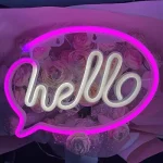 Enseigne Lumineuse Led En Néon (Hello) - USB - Décoration – Image 7