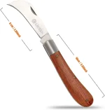 Couteau de taille - Double lame - Acier Inoxydable - Pliage Extérieur - Outil Multi Coupe Arbustes – Image 8