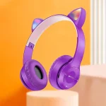 Écouteurs Sans fil Bluetooth 5.0 - Avec Fonction De Suppression Du Bruit - Violet – Image 4