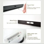 Diffuseur D'huiles Essentielles - Diffuseur D'aromathérapie à Brume Fraîche - Avec Protection Automatique Des Flammes - Rechargeable – Image 10