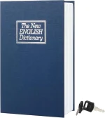 Coffre-Fort Créatif En Forme Livre – Avec 2 Clés – 265 × 200 × 65 Mm - Bleu – Image 9