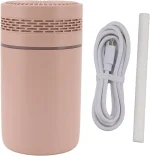 Mini Humidificateur Portable 250 Ml - 7 Couleurs LED - Rechargeable - Diffuseur D'Arômes - Rose – Image 3
