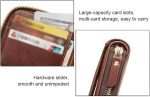Portefeuille Classique en Cuir PU Pour Homme – Moraillon Court et Fermeture Éclair – Haute Qualité et Multi-Poches - Marron – Image 9