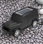 Baffle Bluetooth 3D Portable - Forme De Voiture - Alimentation Solaire - Rechargeable - Radio FM - Port USB – Image 6