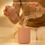 Humidificateur De Fleurs Éternelles - 280 ml - Grande Taille De Brume - Chargement USB - Diffuseur D'huiles Essentielles Silencieux Avec Lumière Ambiante – Image 4