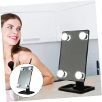 Miroir de Maquillage de Style Hollywoodien - Lumière LED 3 Mode - Rotation Horizontale à 360° - Rotation Verticale à 180° - Double Alimentation – Image 2