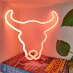 Enseigne Lumineuse Led En Néon (taureau)  - USB - Décoration