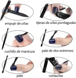 Ensemble Professionnel De Manucure et Pédicure 18 Pièces Multifonctions Avec Boîte de Cadeau - Noir – Image 6