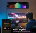 Pack Voiture Complet 1 Poste Radio Bluetooth MP3 + 1 Panneau LED Flexible RGB + 1 Pompe À Pneus Portable 120W + Cadeau [Chargeur Voiture Bluetooth Multifonction] – Image 22