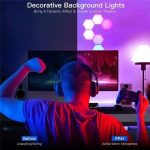Pack De 3 Lumière Murale Hexagonale Quantique Intelligente à LED RVB Avec Télécommande – Image 6