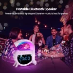 Veilleuse Haut-parleur Intégré - Chargeur Sans Fil - Montre Bluetooth Puissante Compatible Avec Les Appareils Android Et IPhone – Image 7