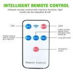 Projecteur Solaire Led - Étanche - Capteur de Mouvement - 3 Modes + Télécommande – Image 7