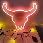 Enseigne Lumineuse Led En Néon (taureau)  - USB - Décoration – Image 4