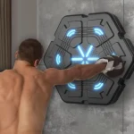 Machine de Boxe Murale Intelligente - Sac De Musique Portable -  Jeu De Combat en Salle - Tampons De Boxe Musicaux Électroniques Pour L'entraînement