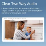 Caméra De Surveillance Sans Fil 1080P - Avec Audio - Sécurité Interne - Multidirectionnelle – Image 12