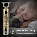 Tondeuse barbe et Cheveux Professionnelle - Électrique - Rechargeable - Sans fil - Écran LED – Image 8