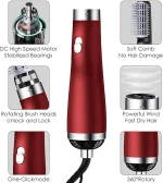 Brosse Pour Sécher Les Cheveux - 5 × 1 Multifonctions - Coiffantes Lissantes et Adoucissantes - Rouge – Image 4