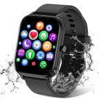Pack de 1 Montre Connectée à Écran Tactile Complet - Bluetooth et Appels - Étanche avec Écouteurs Bluetooth et 2 Ceinture - Unisexe – Image 6