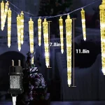 Lumières De Fête 8 Pièces – Plumeau LED – Bâton Lumineux à Fibre Optique – Clignotant Coloré – Image 10
