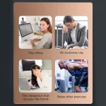 Mini Masseur Portable – Masseur Corporel Personnel – Pour Soulager la Douleur et Détendre Les Tissus Profonds - Blanc – Image 9