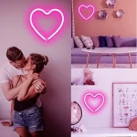 Enseigne Lumineuse Led En Néon (Coeur) - USB - Décoration – Image 2