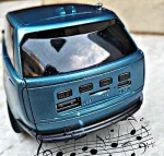 Baffle Bluetooth 3D Portable - Forme De Voiture - Alimentation Solaire - Rechargeable - Radio FM - Port USB – Image 5